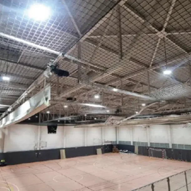 Instalación de ILUMINACION LED en los espacios de mayor consumo y ocupación, como son el frontón y la pista polideportiva de GALARKIDE.